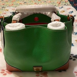 Brand new Dooney and Burke Kelly green brenna bag